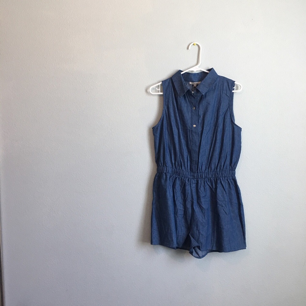 Denim Romper